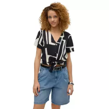 Блуза Vero Moda Easy Joy, черный