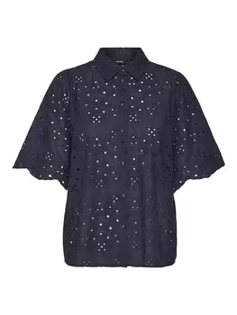 Блуза Vero Moda Halbarmbluse, цвет Navy Blazer