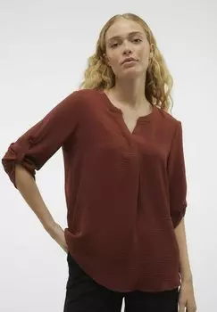 Блуза Vero Moda, коньяк