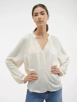 Блуза Vero Moda, кремовый