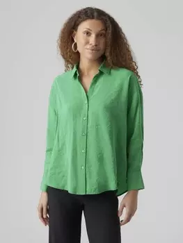 Блуза Vero Moda Langarmbluse, цвет bright green