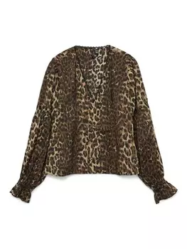 Блуза Vero Moda Langarmbluse, цвет tigers eye