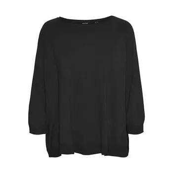 Блуза Vero Moda Nellie Glory Boxy 3/4 Sleeve, черный
