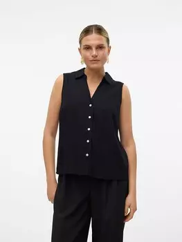 Блуза Vero Moda ntop, черный