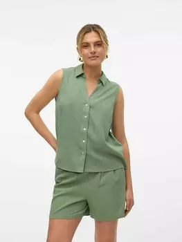 Блуза Vero Moda ntop, зеленый