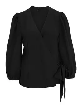 Блуза Vero Moda PEPPER AYA, черный