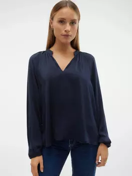 Блуза Vero Moda, темно-синий