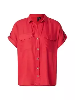 Блуза VERO MODA VMBUMPY, цвет Blood red