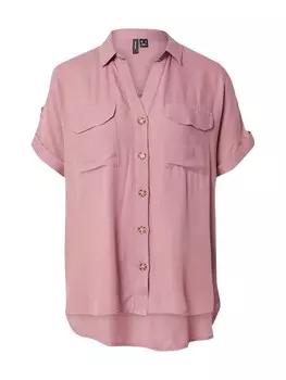 Блуза VERO MODA VMBUMPY, темно-розовый