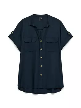 Блуза VERO MODA VMBUMPY, темно-синий