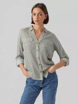 Блуза Vero Moda Vmbumpy, зеленый