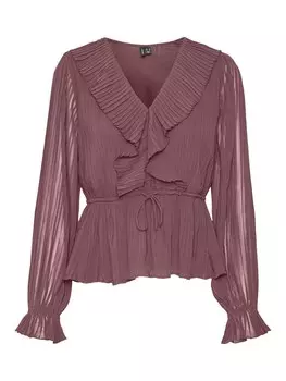 Блуза VERO MODA VMDora, коричневый