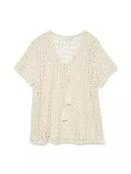 Блуза VERO MODA VMDYLIE, светло-бежевый