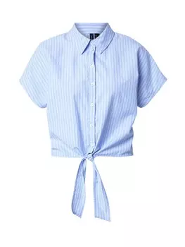 Блуза VERO MODA VMFANNI, светло-синий