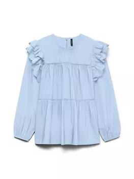 Блуза VERO MODA VMIsolde, светло-синий