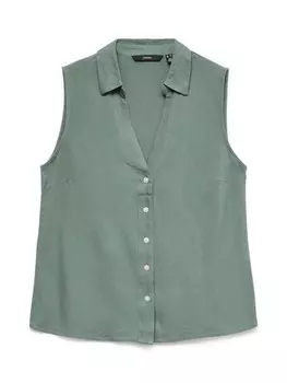 Блуза VERO MODA VMMYMILO, темно-зеленый