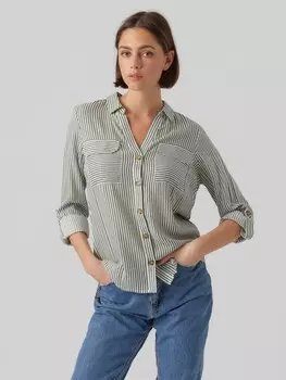 Блуза Vero Moda, зеленый
