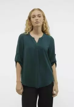 Блуза Vero Moda, зеленый