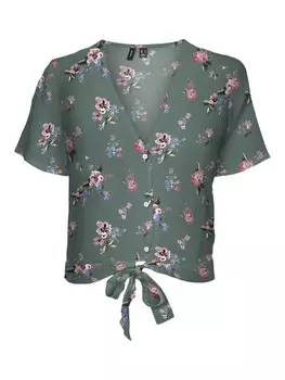 Блуза VERO MODA, зеленый