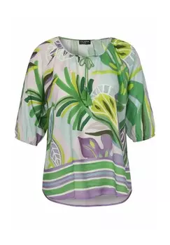 Блуза Via Appia Due, зеленый