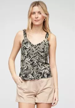 Блуза VIETNI TIA FRILL STRAP VILA, черный