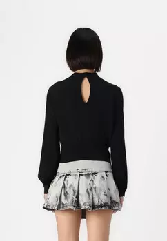 Блуза VIFLARINA HIGH NECK VILA, черный