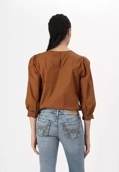 Блуза VIKALLA VILA, коричневый