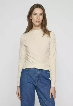 Блуза VILA, бежевый