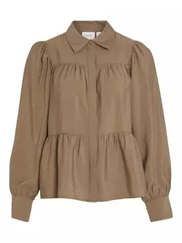 Блуза VILA, бежевый