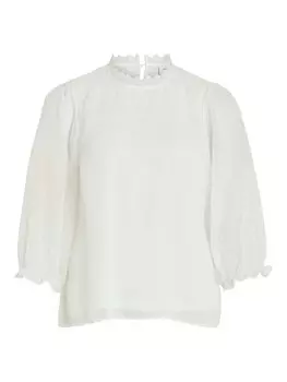 Блуза VILA Blouse VIDOBBA, белый