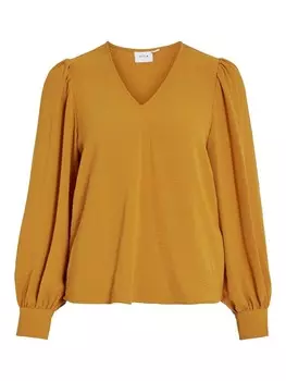 Блуза VILA Blouse VIGAJA, оранжевый