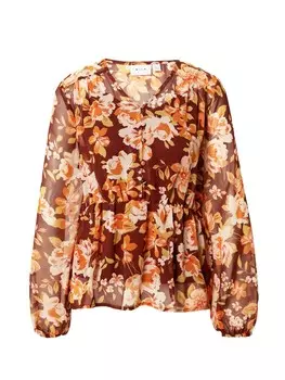 Блуза VILA Blouse VINCE, ржаво-красный