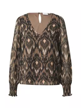 Блуза Vila, цвет Brown/Dark Brown