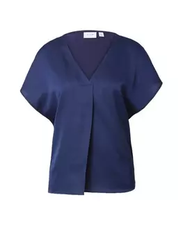 Блуза Vila ELLETTE, темно-синий
