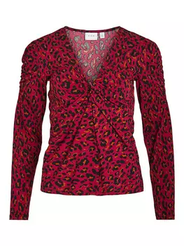 Блуза Vila Glenda, бордо