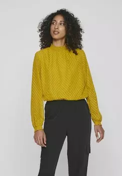 Блуза VILA, горчично-желтый