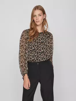 Блуза Vila, коричневый