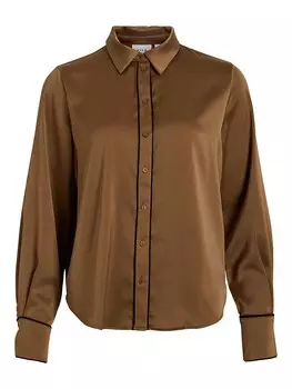 Блуза Vila, коричневый