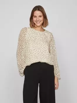 Блуза Vila, коричневый