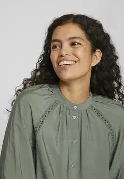 Блуза VILA, пестрый зеленый