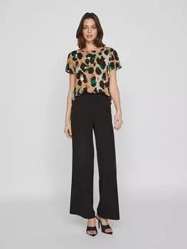 Блуза Vila, светло-коричневый