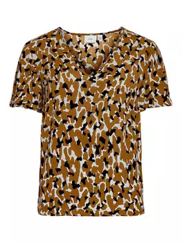 Блуза Vila, светло-коричневый