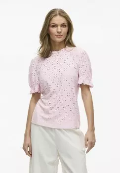 Блуза VILA, светло-розовый