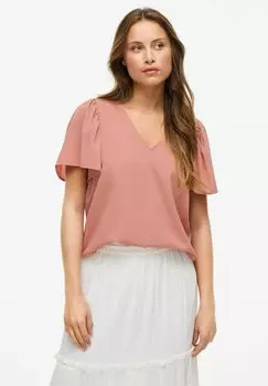 Блуза VILA, светло-розовый