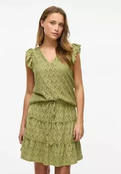 Блуза VILA, светло-зеленый