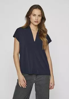 Блуза VILA, темно-синий