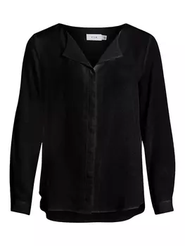 Блуза Vila Vibiya, черный
