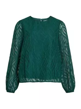 Блуза VILA VIMIKA, темно-зеленый