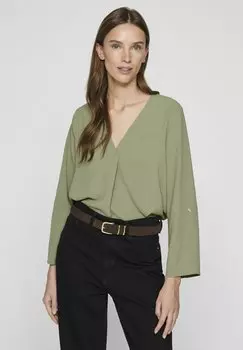 Блуза VILA, зеленый