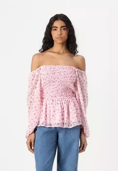 Блуза VIMIA VILA, бледно-сиреневый